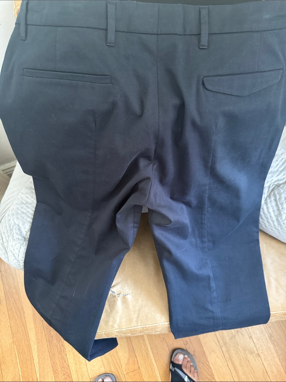 Prada Men's Black Dress Pants - Straight Leg - Picture 13 of 14
